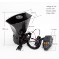 thumbnail image 4 of Car Recording Siren Speaker, 12V 100W 3 Tones Car Siren Horn Speaker and Mic PA Speaker System with Recording Function, Volume Control, Switch on-Off Function, Status Indicator Light, 4 of 8