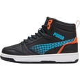 thumbnail image 1 of Tenis Puma Rebound V6 Mid Techie Bud UNISEX 397945-02 negro 24, 1 of 5