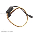 thumbnail image 2 of HAMPPLIES Extensión De Cable De Alimentación Para Disco Duro Color Negro Con Conector Femenino, 2 of 8