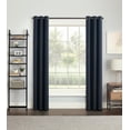 thumbnail image 4 of Eclipse Samara Blackout Grommet Single Curtain Panel, Indigo Blue, 42 x 84, 4 of 5