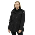thumbnail image 3 of WenVen Women's Winter Jacket Windrproof Winter Coat Warm Puffer Jacket Black M, 3 of 8