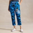 thumbnail image 2 of Jamsmile Womens Pants Casual Loose Camouflage Print Spring Summer Casual Washable Comfort Stretchy Cropped Trousers, 2 of 5
