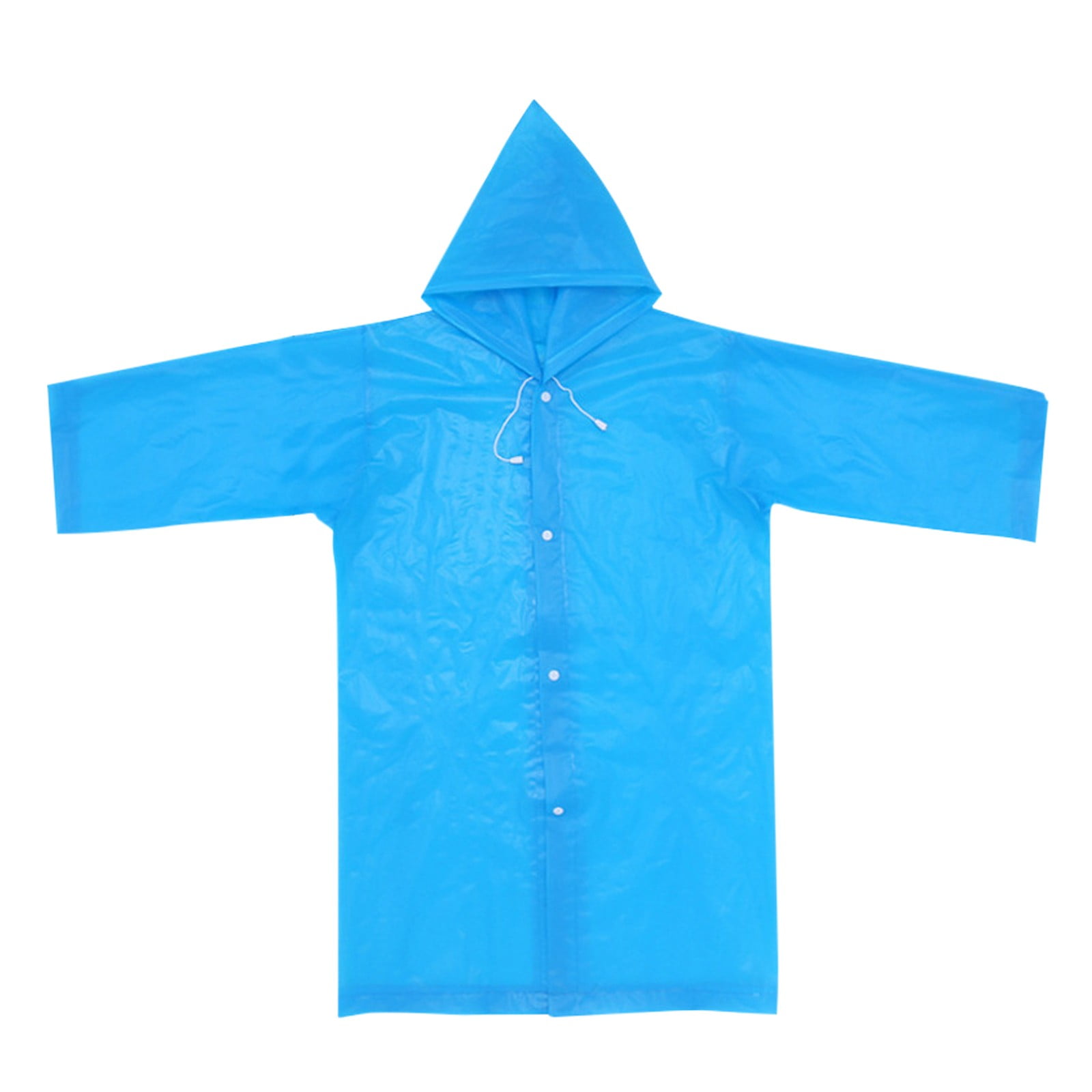 Kids Rain Raincoat for Girls Boys Reusable EVA Clear Portable Rain ...
