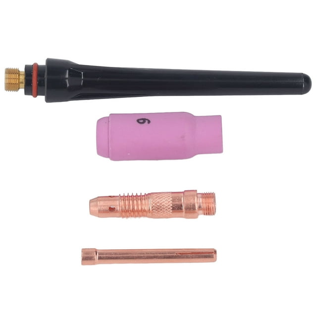 Kit de conector de Boquilla de soldadura Jadeshay Para soldadura TIG con Tapa trasera larga