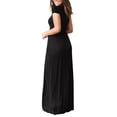 thumbnail image 3 of Dress for Womens Summer 4th of July Dresses Casual Solid Color Maxi Dresses Plus Size Sun Dresses Wedding Guest Dresses with Pockets Shermie, 3 of 6