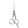 thumbnail image 1 of Stainless Steel Beard Scissors Hairdressing Scissors Practical Beard Care Accessory for Men Male (Silver), 1 of 4