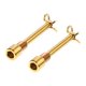 thumbnail image 1 of 2uds Moto Freno Pinza Perno Tornillos, M4x0.7 para Moto Tono Dorado Unique Bargains juegos de frenos de disco de bicicleta, 1 of 1