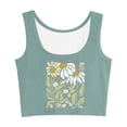 thumbnail image 4 of Débardeur à Imprimé Floral pour Femmes, Blouse Sans Manches Décontractée d'Été et d'Automne, Bretelles Réglables, Confortable et Légère, 4 of 4