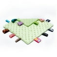 thumbnail image 1 of Baby Appease Towel Cómoda manta de seguridad con etiqueta para bebés con etiquetas de colores insular  Verde, 1 of 7