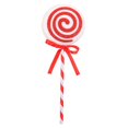 thumbnail image 2 of Christmas Candy Tree Picks with Ribbon Christmas Decorations Glitter Lollipop Candy Canes Ornaments for Xmas Tree Topper Home Vase Party Ornaments, 2 of 6