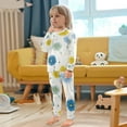 thumbnail image 5 of Boys Pajamas Girls Pajama Cute Flowers Cute Comfortable Cotton Two-piece Pajama Set, 5 of 7
