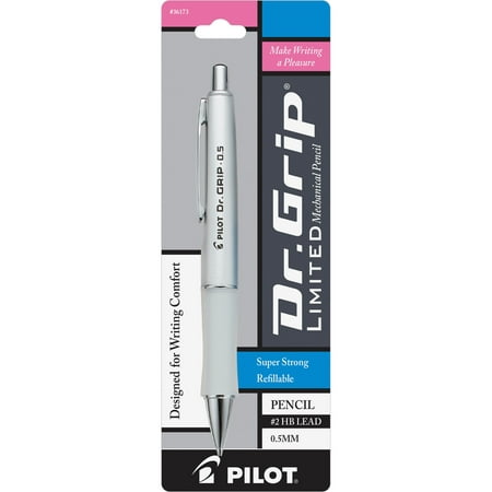 Pilot Dr. Grip Mechanical Pencil 0.5mm Platinum 36173