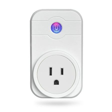 Alexa Smart Plug, Wi-Fi Mini Smart Outlet Socket No Hub Required Compatible with Amazon Echo and Google Home Assistant, Wireless Switch Control Your Home Appliances and Lights from