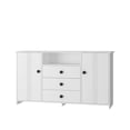 thumbnail image 4 of YYAo Sideboard Buffet Cabinet with Storage, Modern Kitchen Buffet Storage Cabinet with Drawer and Doors, 47" Large Coffee Bar with Adjustable Shelves for Kitchen, 4 of 12