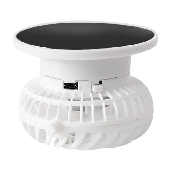 Elainilye Rotatable Solar-Powered Fan Cap, Detachable Sun Hat Accessory, Breeze-Generating Headwear for Outdoor Activities, Travel, Summer Comfort