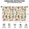 thumbnail image 2 of Blackout Kids Curtains,Colorful Mushroom Label Light Pattern Childrens Insulated Curtains Set Of 2,Bedroom Essentials,Toddler Room Decor 52"x63", 2 of 5