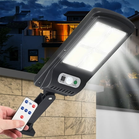 

WMYBD Clearence Solar Outdoor Lights Motion Sensor Solar Powered Lights IP65 Waterproof 3 Modes With Remote Control Wall Security Lights For Fence Yard Garden Patio Front Gifts
