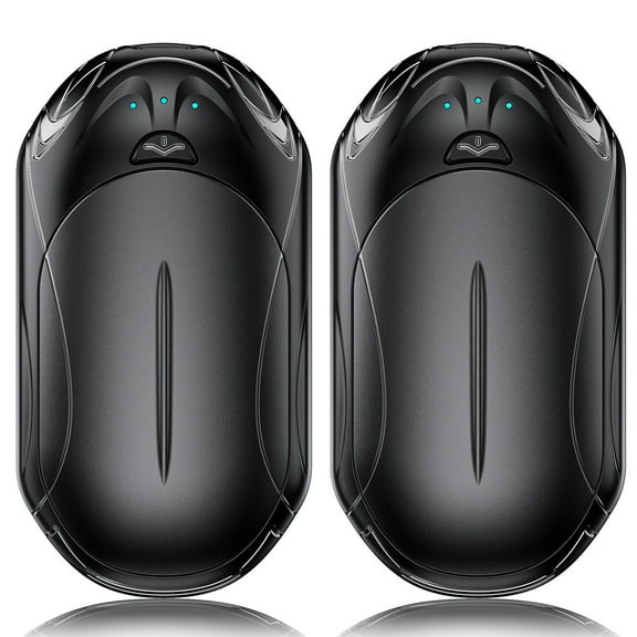 Liwarace 2 Pack Portable Mini 6000mAh Rechargeable USB Hand Warmer Heater Power Electric Warmers