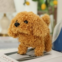Toys Clearance 2023! CWCWFHZH Simulation Plush Electric Puppy Pet Toy Dog Can Walk and Call Toy Dog Children’s Gift Plush Toys