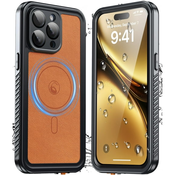 Funda para teléfono GOLDJU iPhone 15 Pro Max de 6.7 pulgadas, impermeable y a prueba de golpes