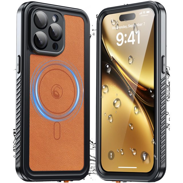 Funda para teléfono GOLDJU iPhone 15 Pro Max de 6.7 pulgadas, impermeable y a prueba de golpes