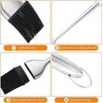 thumbnail image 3 of Basting Brush,Barbecue Basting Brushes, Silicone Heat Resistant Pastry Brushes with Premium Stainless Steel Handle for BBQ Grill Baking Kitchen 30cm, 3 of 5