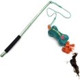 thumbnail image 1 of shiyou-Flirt Pole for Dogs,Detachable Interactive Pet Dog Flirt Pole Toy,Durable Pet Teaser Wand for Dogs Chase and Tug of War,Outdoor Training Exercise Rope for Small Medium Large Dogs, 1 of 4