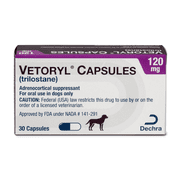 Vetoryl Capsules (Trilostane) 120mg, Treatment for Cushing's Disease in Dogs
