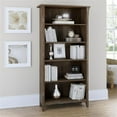 thumbnail image 2 of Bowery Hill Tall 5 Shelf Bookcase in Ash Brown - Engineered Wood, 2 of 7