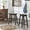 Antique Black, variant on iNSPIRE Q Ashby Farmhouse Saddleback Counter Height Bar Stools, Antique White (Set of 2)