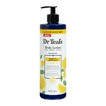 Dr Teal's Body Lotion with Prebiotic Lemon Balm, Sage, & Thyme Essential Oil Blend, 18 fl oz