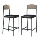 thumbnail image 1 of Yeshouse Taburetes de bar, taburetes altos con asiento ancho tapizado, sillas de bar cuadradas modernas de cuero sintético con respaldo y reposapiés para isla de cocina, bar en casa y comedor, 1 of 6