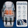 thumbnail image 4 of 4D massage chair, Full Body Zero Gravity Recliner with SL Track, Deep Yoga Stretch, Bluetooth, Airbags, Heating, Foot Massage, Electric Calfrest Extension, 4 of 10