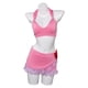 thumbnail image 4 of Traje de baño de Aerith de Final Fantasy 7, disfraz de Cosplay para mujeres y niñas, traje de baño de dos piezas, conjunto de bikini, traje de Halloween, 4 of 5