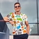 thumbnail image 4 of Balery Animals Camisa Polo de Hombre con Estampado, de Manga Corta y Tejido Medio, Camisa Tipo Golf Polo-Small, 4 of 6