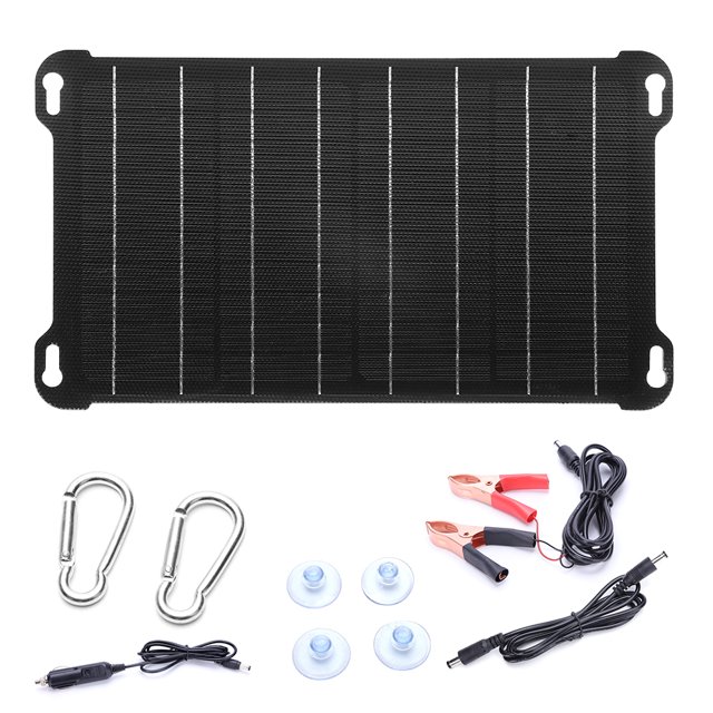Cargador De Paneles Solares Panel solar de 15W resistente al agua ETFE a prueba de rasguños para el banco de energía del teléfono (B)