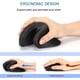 thumbnail image 2 of Bluetooth Ergonomic Mouse, 2.4G Silent Vertical Wireless Mouse, Dual Mode Ergo Optical Mice with Adjustable DPI 1000/1600/2400, for Laptop, Desktop, P, 2 of 4