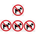 thumbnail image 4 of 4 Pieces Forbid Pet inside Sign Stickers Dog Premises Door Office, 4 of 8