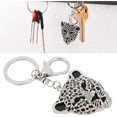 thumbnail image 4 of AVEKI Keychain,Fashion Crystal Leopard Head Key Ring,Mini Metal Keychain,Charm Pendant Gift Key Chain Ring for Car Bag Pendant A0513, 4 of 8