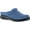 Blue, variant on Drew Comfy Women Clog Shoe In Black Sweater Fabric