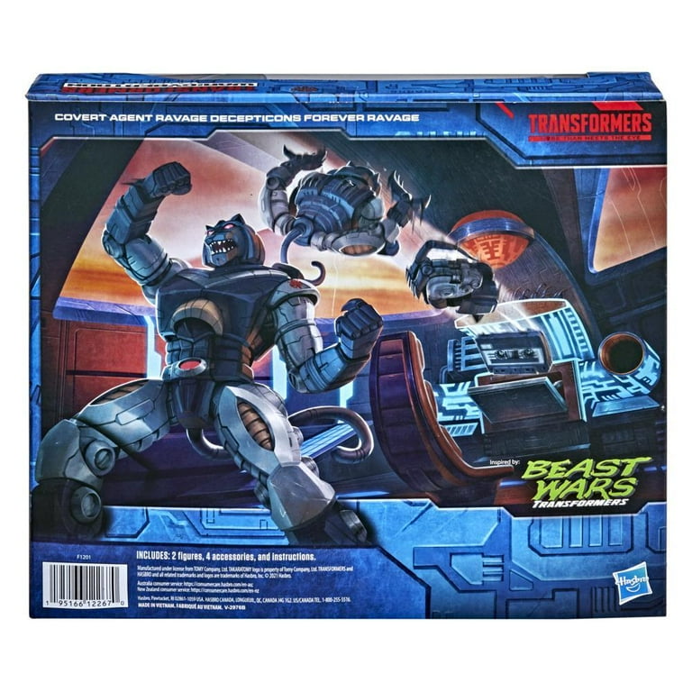 Transformers Beast Wars Deluxe Covert Agent Ravage 2-Pack