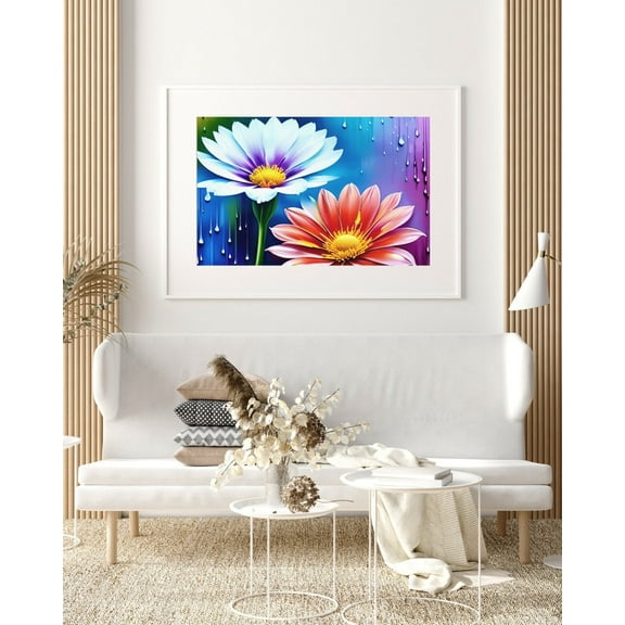 Hyperrealistic Blossoms - Canvas Wall Art