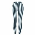 thumbnail image 6 of Guluxicc Women Leggings Stretch Tummy Control High Rise Yoga Pants Halloween Striped Leggings, 6 of 7