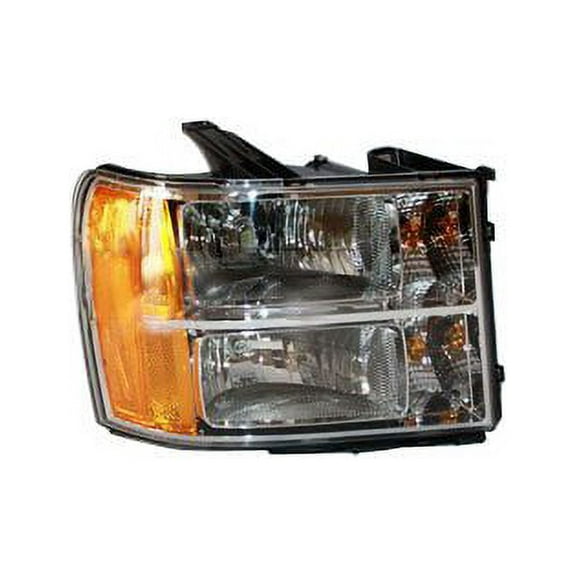 Right Headlight Assembly - Compatible with 2007 - 2013 GMC Sierra 1500 2008 2009 2010 2011 2012