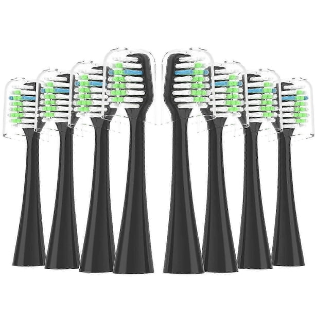 For Waterpik Complete Care 9.0 Sonic Electric Toothbrush 8 Pack Replacement Brush Heads Refill Compatible with WP-900 Models