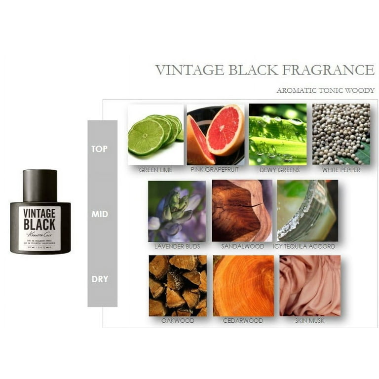 Kenneth Cole Vintage Black Eau De Toilette Spray By Kenneth Cole - 3.4 oz Kenneth Cole Vintage Black Eau De Toilette Spray By Kenneth Cole - 3.4 oz