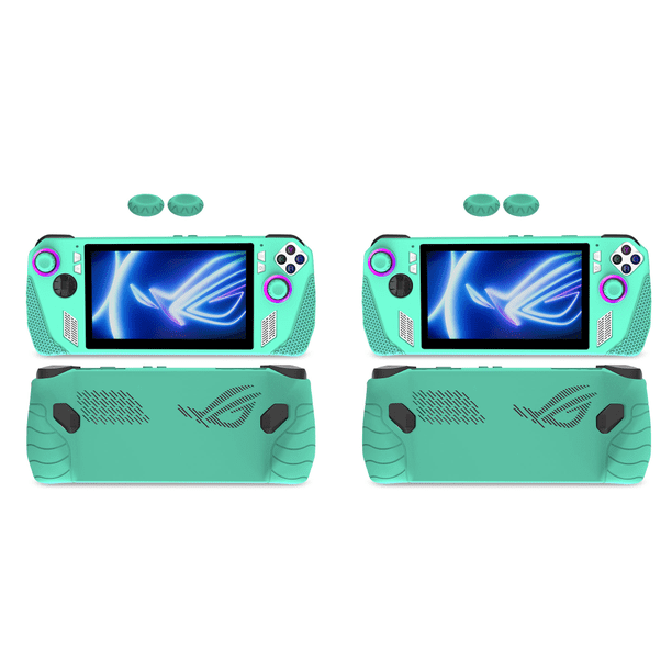 Carcasa Consola Silicona Funda Antideslizante para Rog Ally () Verde