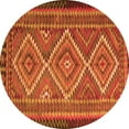thumbnail image 1 of Ahgly Company Indoor Round Persian Orange Traditional Area Rugs, 7' Round, 1 of 1
