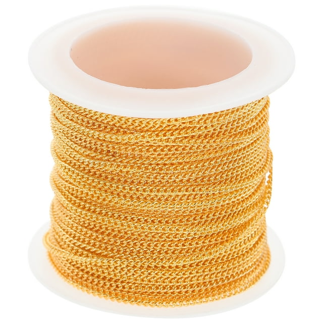 Shisuyan Jewelry Chain Golden Copper 1 Roll 0.01X0.06X394In