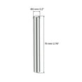 thumbnail image 3 of Pasadores de acero Uxcell 304 de acero inoxidable, pasador cilíndrico de soporte de estante plateado 5 mm x 70 mm 10 piezas, 3 of 5